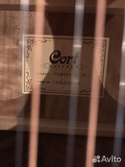 12 струнная гитара Cort
