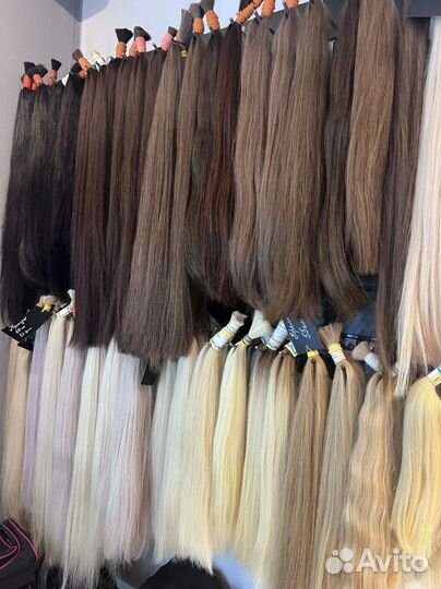 Волосы для наращивания блонд