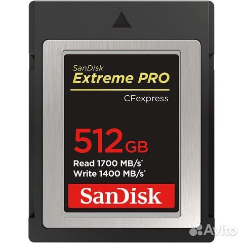 SanDisk Cfexpress B 512GB Extreme PRO 1700/1400 MB