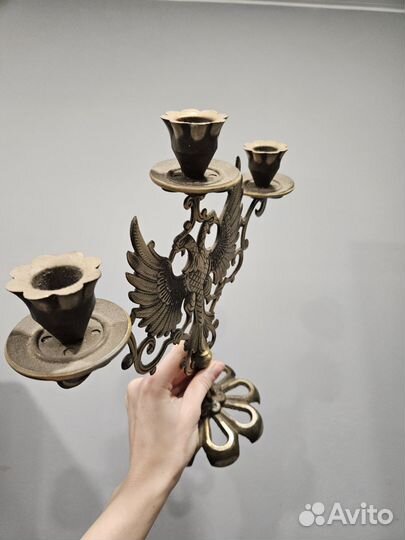 2 Подсвечника СССР с орлом