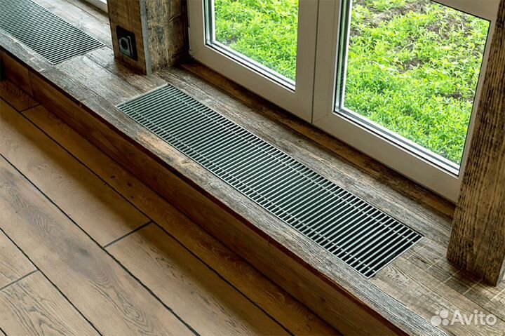 Внутрипольный конвектор электрический