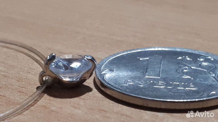 Бриллиант с серебром s925