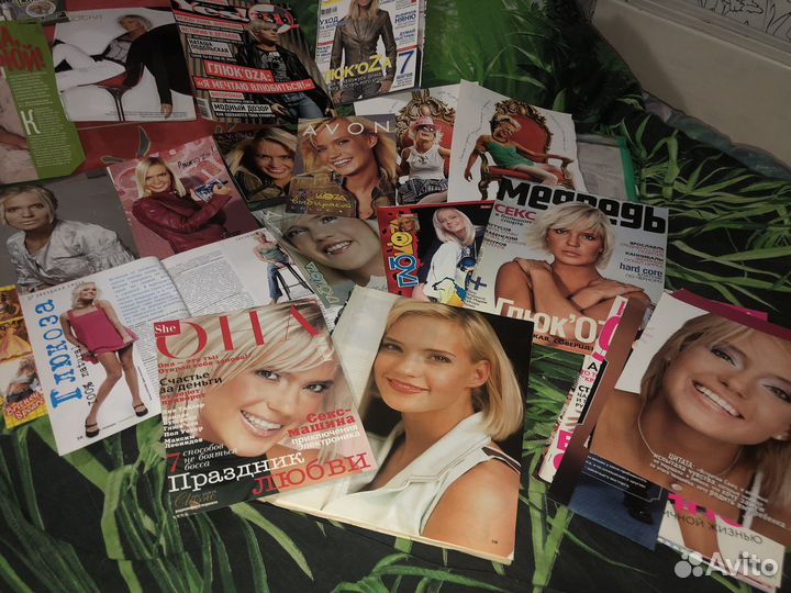 Журнальные вырезки и календарики