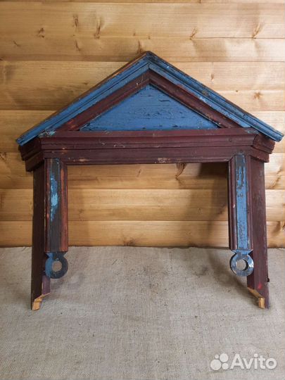 Божница Киот Дервянный Домик Для Икон 19в 2