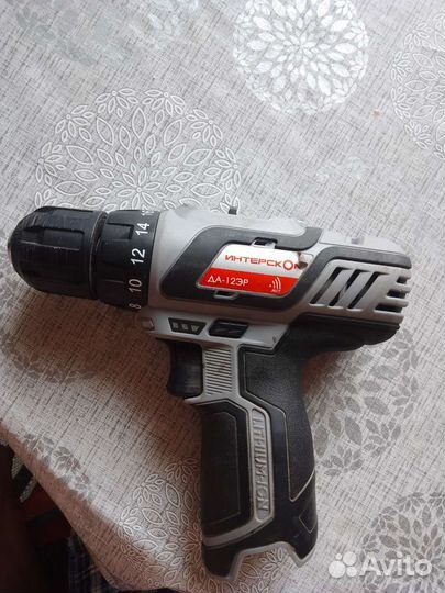 Дрель шуруповерт интерскол да-12Эр
