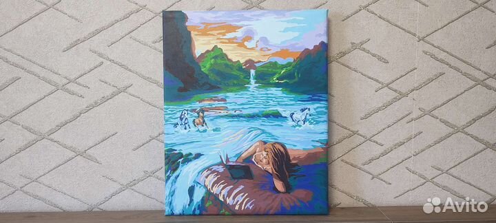 Картина акриловая на холсте 