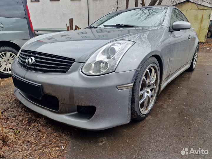 Тюнинг передний бампер infiniti G35 coupe