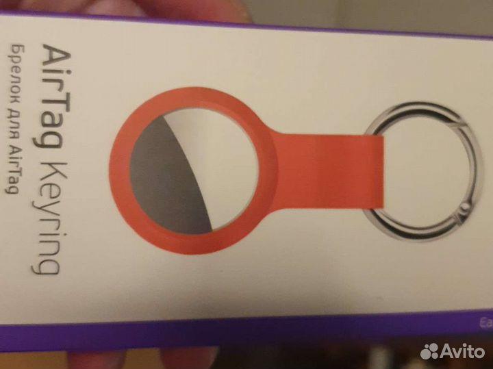 Умный брелок Deppa для AirTag оранжевый