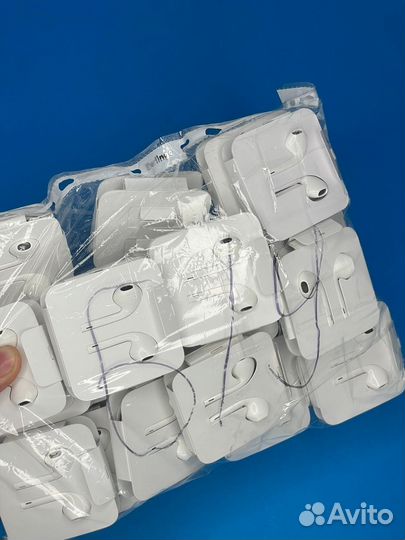 Оригинальные наушники Apple Earpods Lightning бу