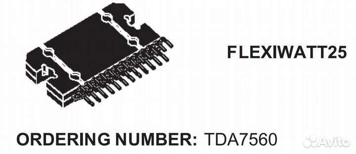 Микросхема TDA7560
