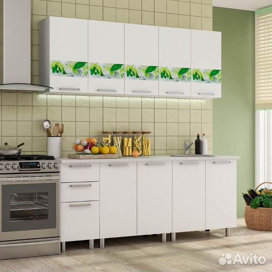 Кухня Скарлетт (2.0м, белый)