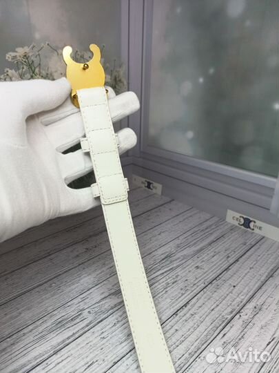 Ремень Женская Celine Люкс Натуральная кожа