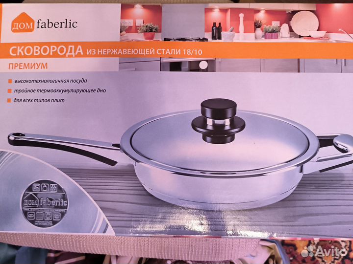 Сковорода из нержавеющей стали 18/10