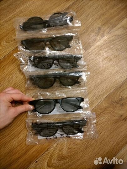 Очки 3д 6 пар для телевизора Philips