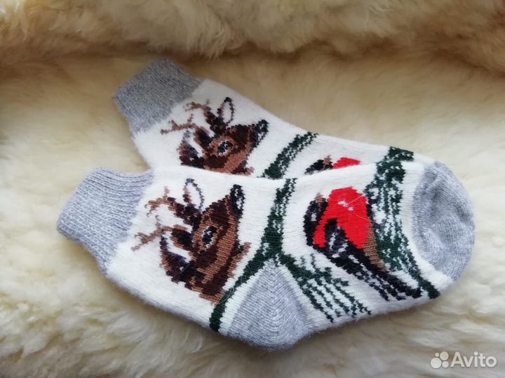 Шерстяные носки