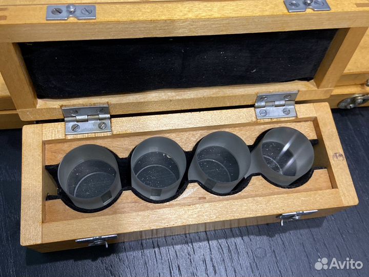 Набор плоскопараллельных стеклянных поастин ряд II