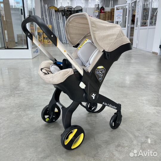 Коляска автокресло 4в1 foofoo бежевый