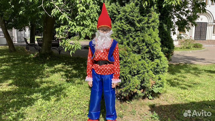 Костюм Гнома с бородой Новый