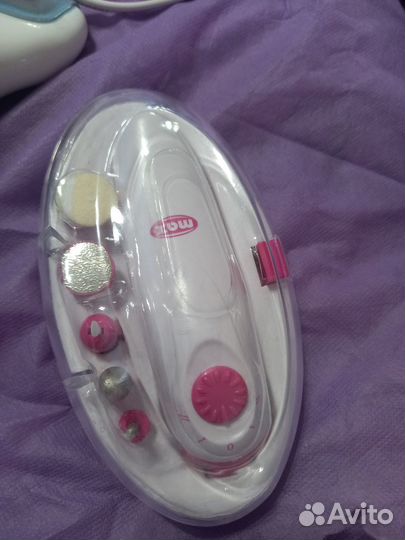 Электровибромассажер, набор для маникюра