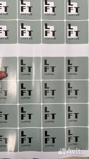 Печать наклеек, стикеров любого размера и формы