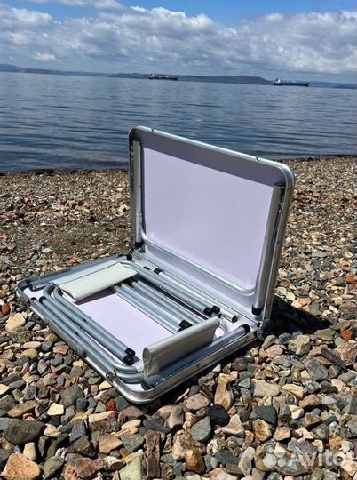 Стол +2стула складной туристический