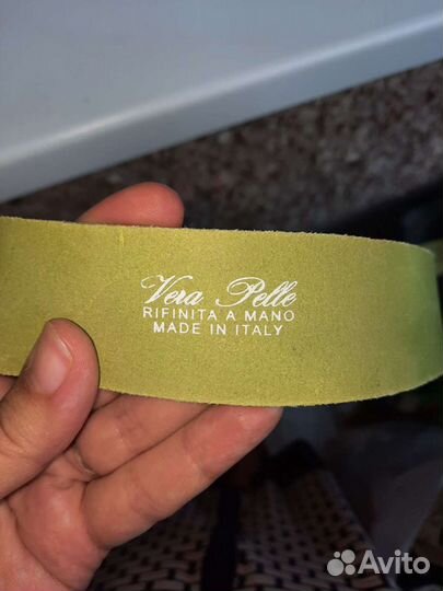 Ремень. Новый. Натуральная кожа. Италия