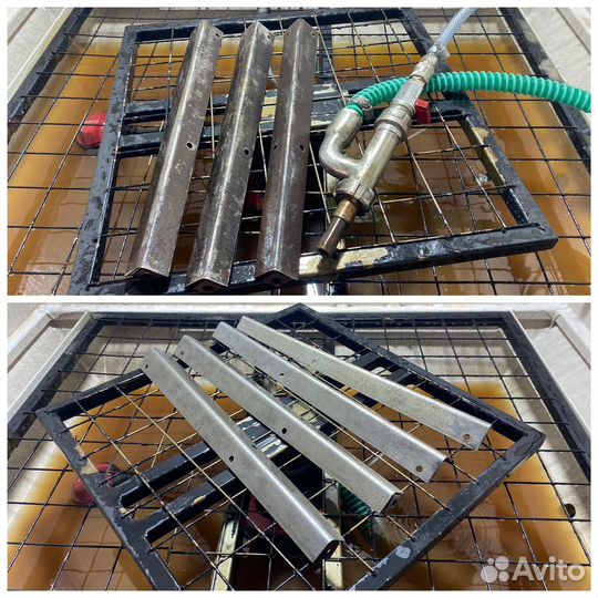 Очистка деталей гидроабразивом