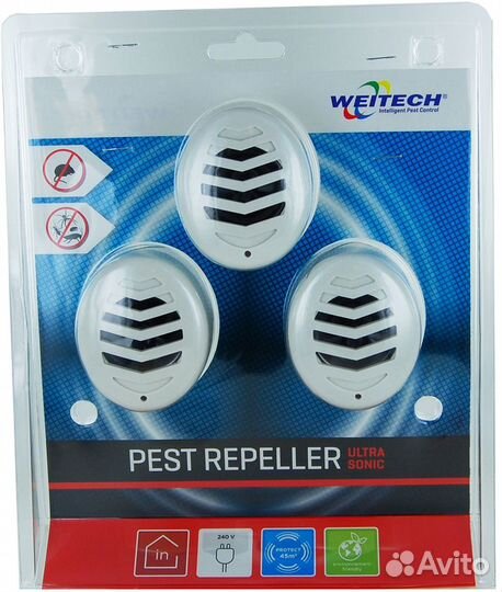 Отпугиватели грызунов Weitech WK-3523 3 шт