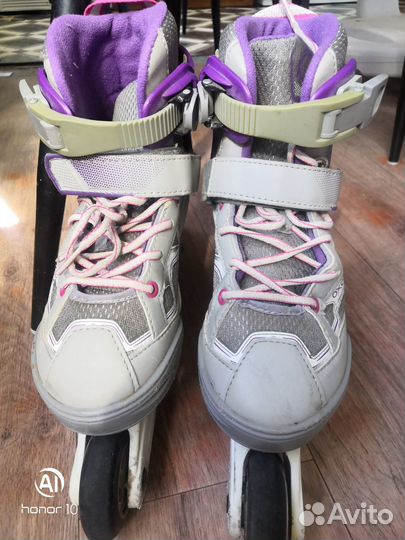 Ролики oxelo раздвижные 35-38