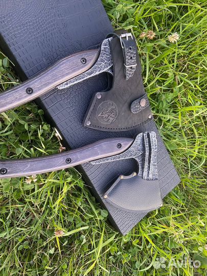 Кованые красивые и мощные топоры для дров