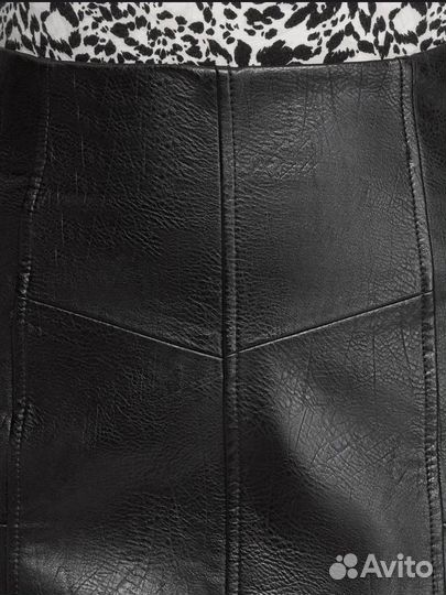 Кожаная юбка