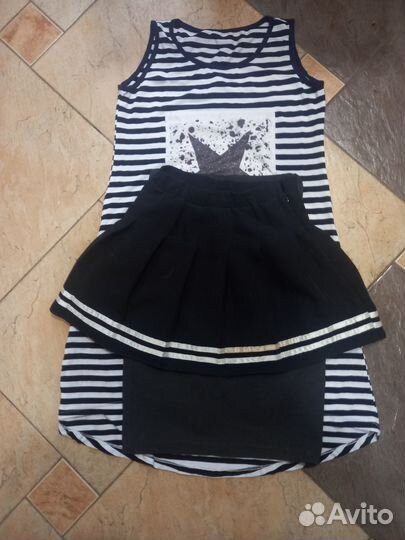 Вещи на девочку 8-12лет. Пакетом