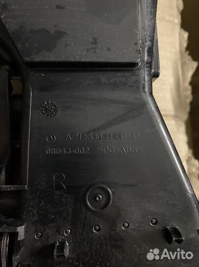 Воздуховоды Mercedes w212/s212