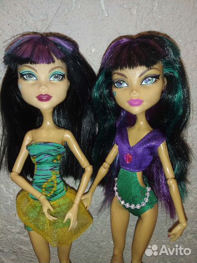 Куклы Монстер Хай Клео де нил и Дракулаура