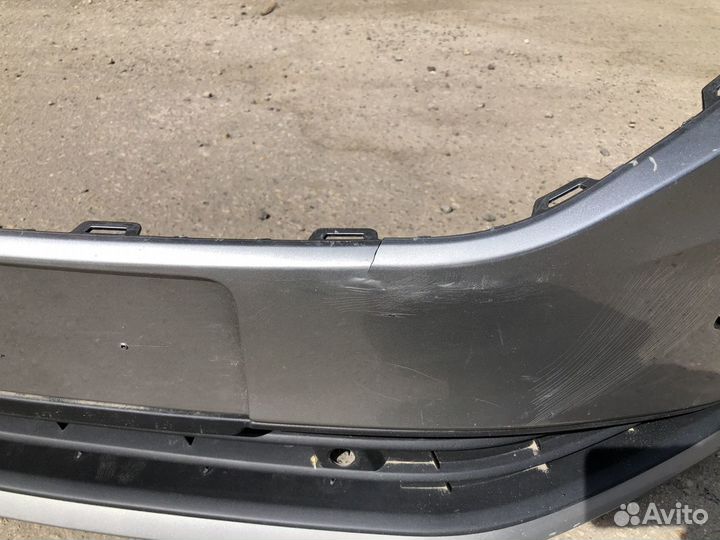 Передний бампер Фольксваген Поло 2020-2023