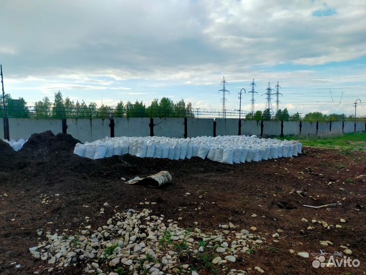 Конский навоз, перегной в мешках (50 л)