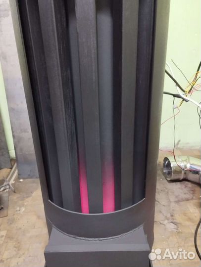 Калорифер на отработке, котел