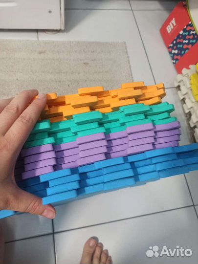 Детский коврик пазл (мягкий пол) - 2 комплекта