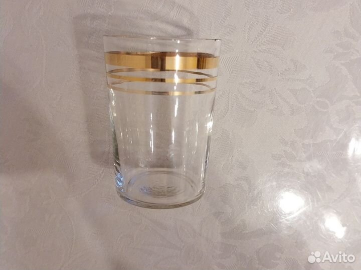 Рюмка винтаж с золотым ободком СССР