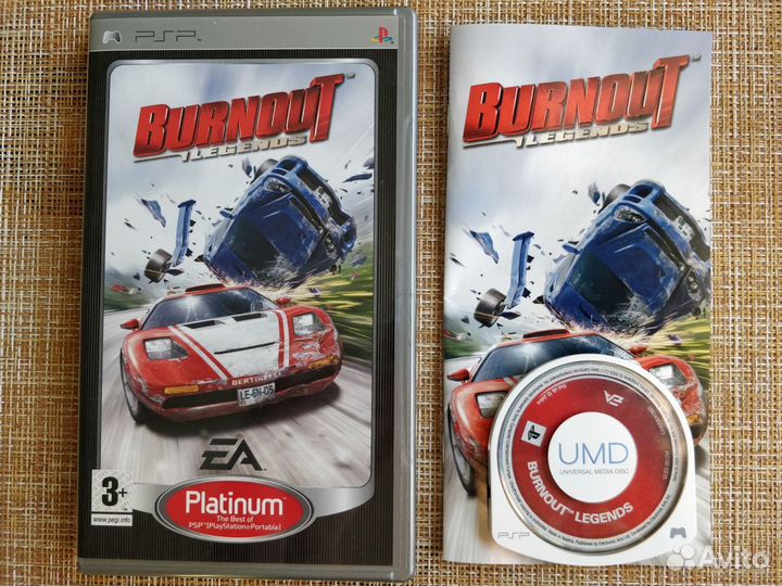 Игра Burnout Legends на PSP