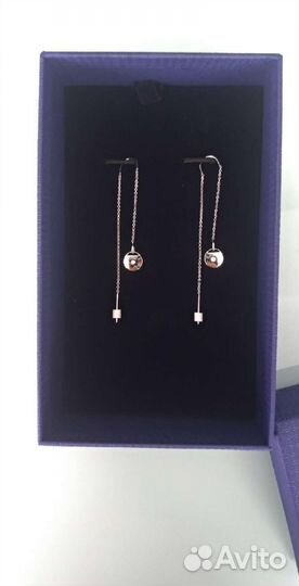 Swarovski серьги длинные