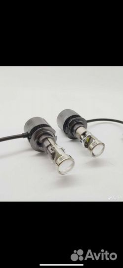Led лампы h 7 с линзой