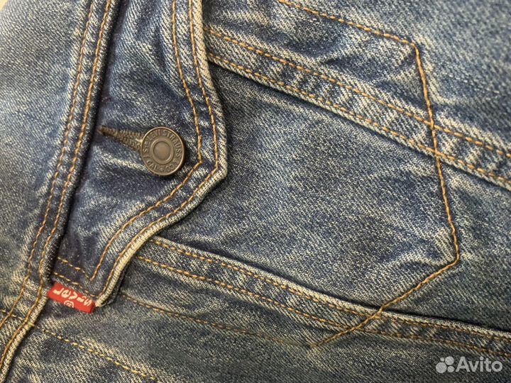 Куртка джинсовая levis мужская