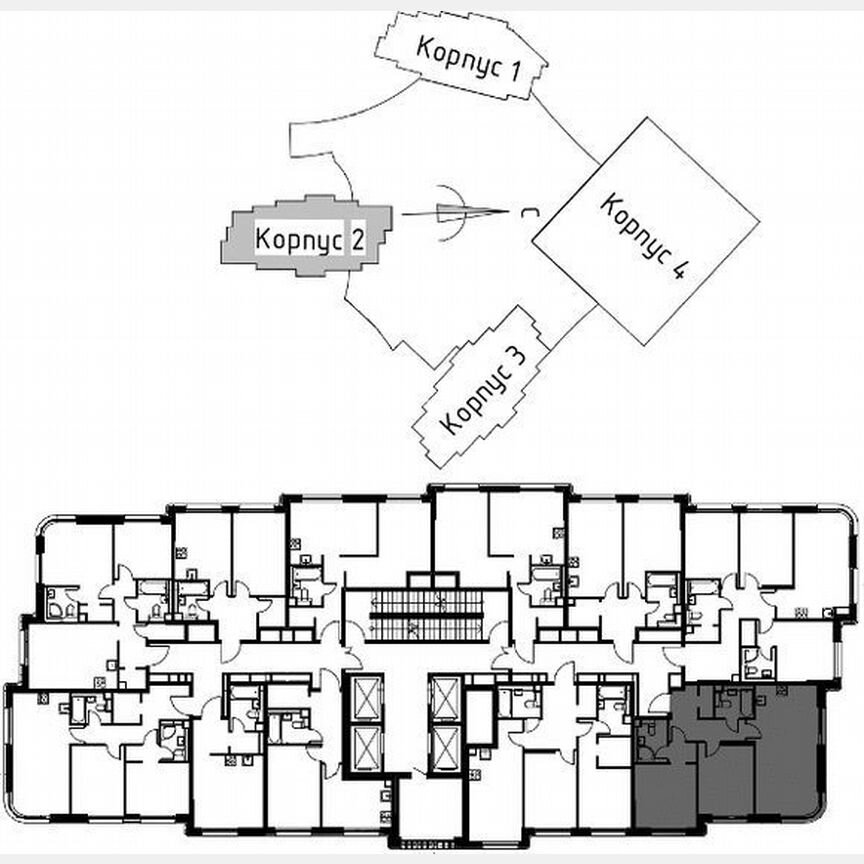 2-к. квартира, 72,6 м², 34/35 эт.