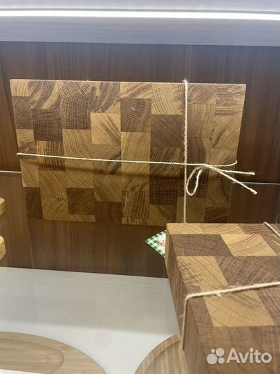 Доска торцевая дубовая