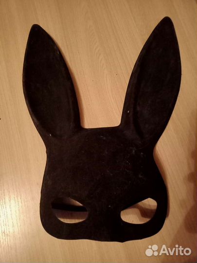 Маска большая Черный Заяц