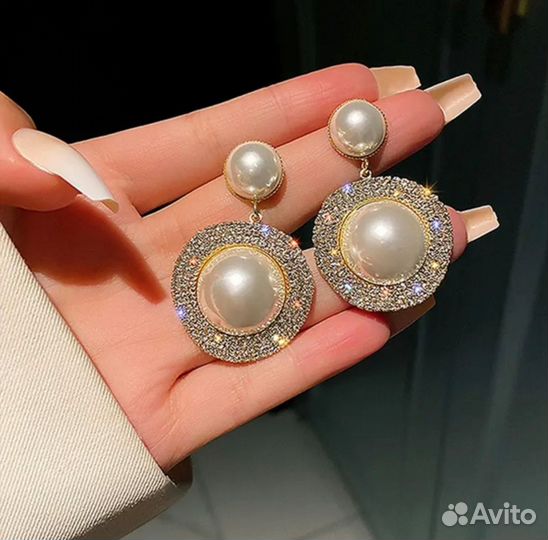 Серьги в стиле Dior