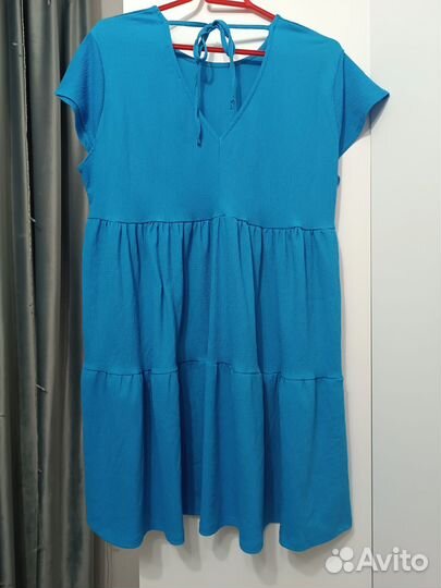 Турецкое женское летнее платье сарафан 50 52