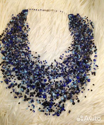 Колье воздушное из бисера