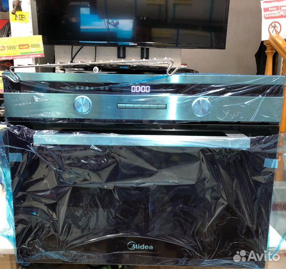 Духовой шкаф Midea с свч